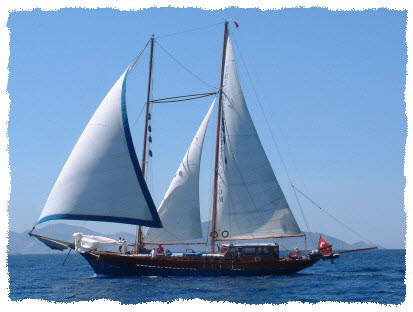 Segelnde Gulet